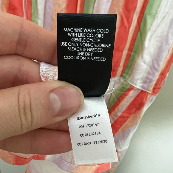 Torrid • TIERED TANK - TEXTURED STRETCH RAYON MULTI STRIPE - Picture 8 of 8